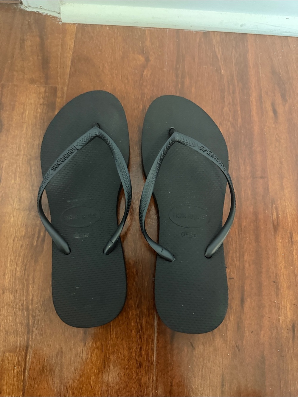 Havaianas Black Classic Flip Sandals